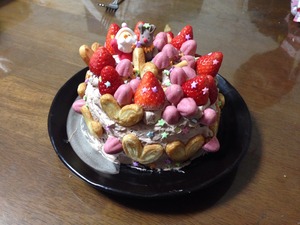 クリスマスケーキ作り♪