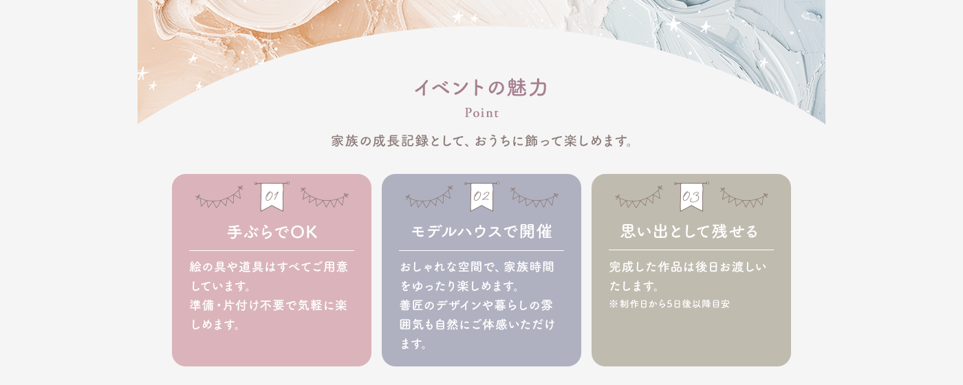 イベントの魅力