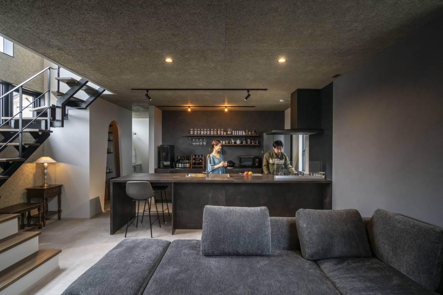 #145 光と影が描く、モノトーンモダンハウス