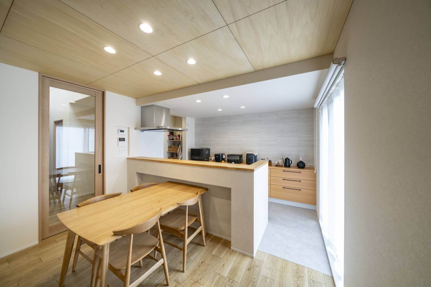 #150 木目が映える、和ナチュラルな二世帯ハウス