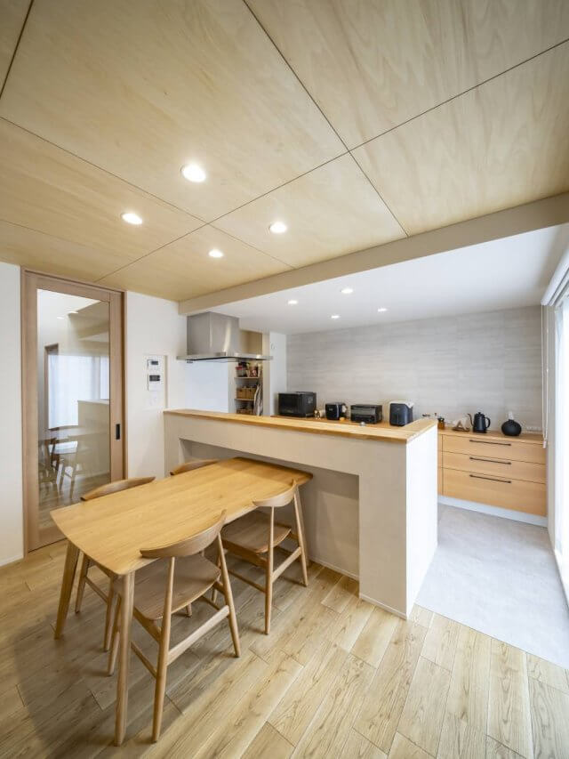 #150 木目が映える、和ナチュラルな二世帯ハウス