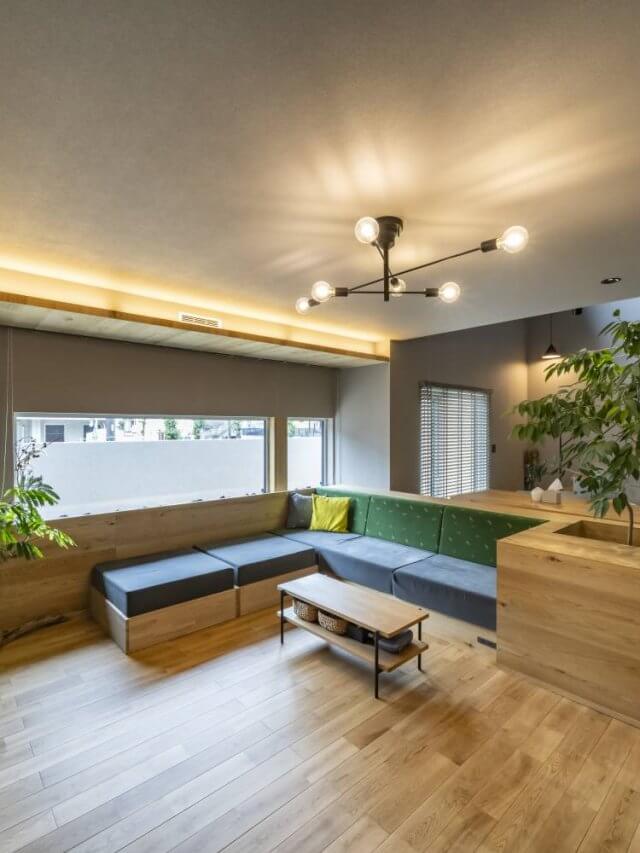 #151 開放的な吹き抜けと造作にこだわる家