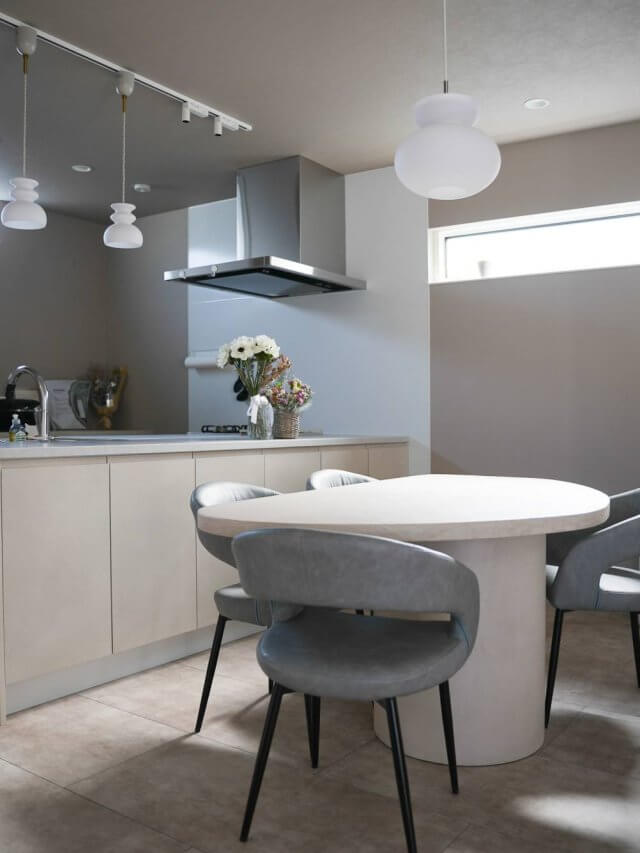 #156 ゆるやかに繋がる、漆喰×ニュアンスカラーのお家