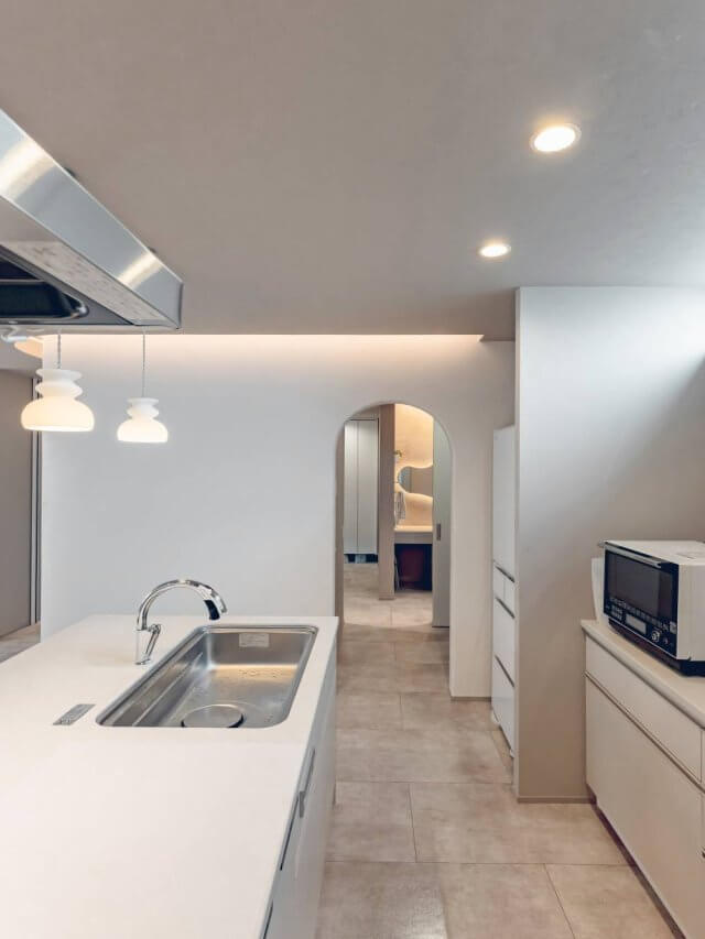 #156 ゆるやかに繋がる、漆喰×ニュアンスカラーのお家